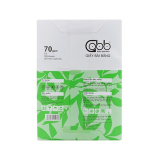 Giấy Clever up A4 70gsm (Bãi bằng)