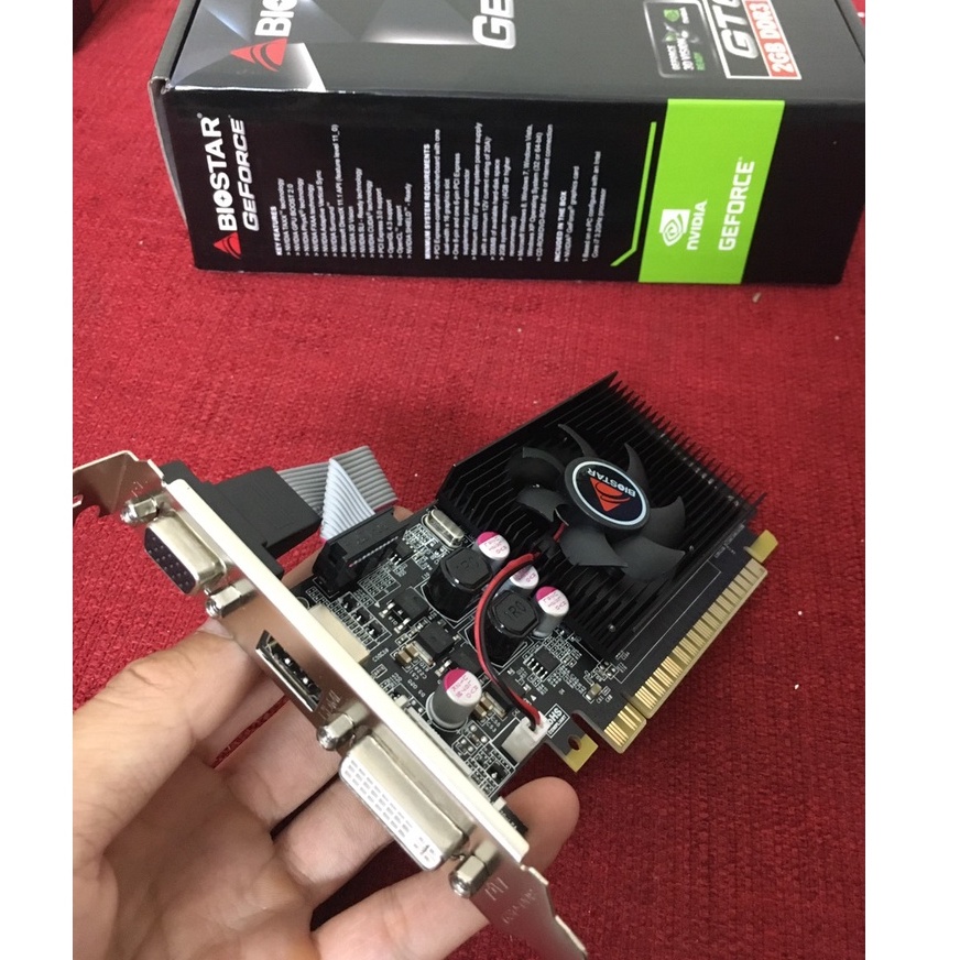 VGA PC, card màn hình, card đồ họa Biostar GT610 2GB 64bit - Hàng chính hãng
