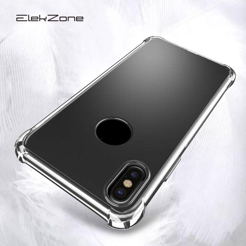 Ốp điện thoại silicon trong suốt chống sốc thích hợp cho Iphone 13 12 11 Pro X Xr Xs Max 6 6s 7 8+