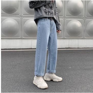 Quần baggy  màu xanh trơn nam nữ phong cách unisex - BD CLOTHES | BigBuy360 - bigbuy360.vn