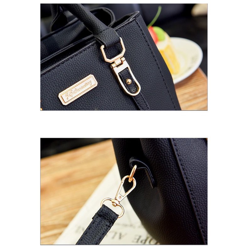 Túi xách tay đeo vai CHUWANGLIN da PU đính quả bóng lông xù cao cấp thời trang dành cho nữ