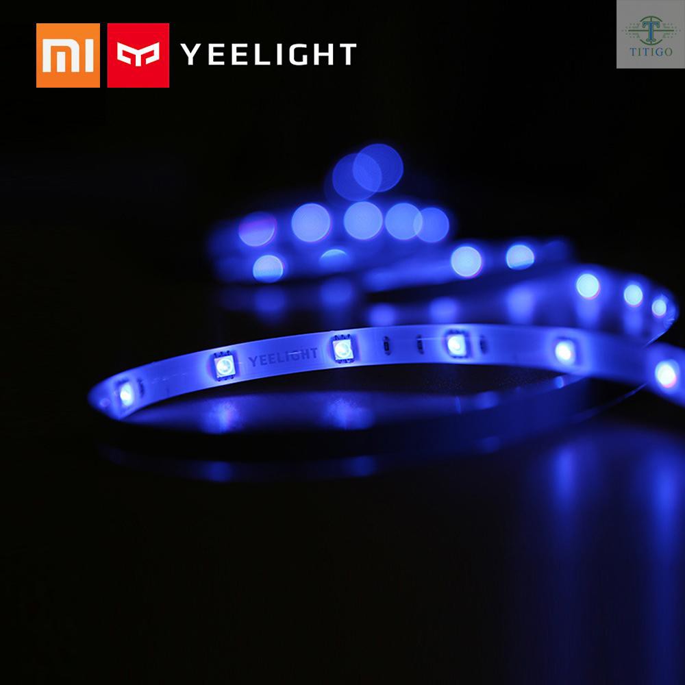 Ť Light Strip for Xiaomi Yeelight Smart Light Strip RGB LED 1m Ambient Light Adjustable Dimmable for Home Party Decorati