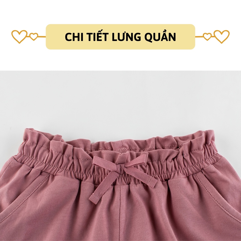 Quần short bé gái 27Kids 27Home sooc đùi mềm nữ mềm mỏng mát cho trẻ từ 2-10 Tuổi GSPS1