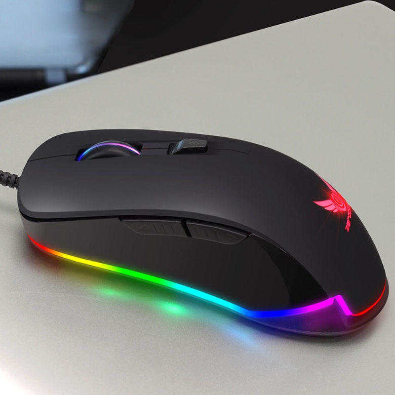 Chuột Quang Chơi Game 4800 DPI Tốc Độ Cao Có Dây