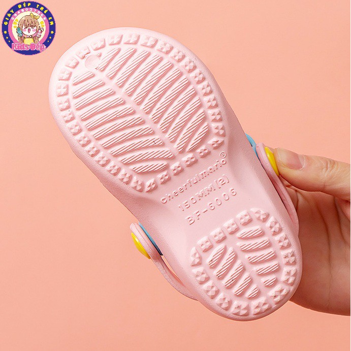 Sandal nhựa xốp MARIO công chúa cho bé gái 1-5 tuổi
