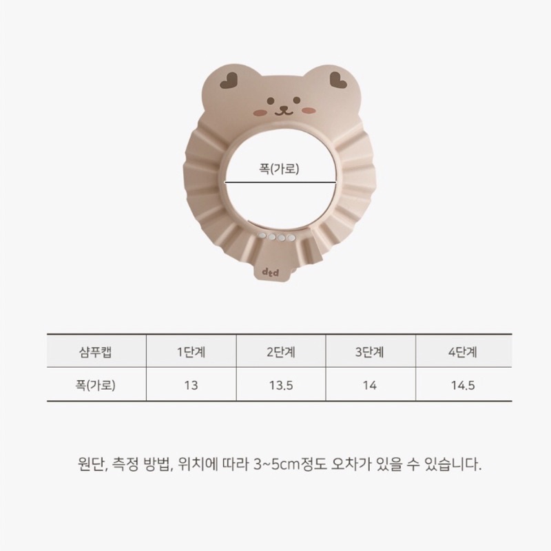 NÓN/ MŨ TẮM GỘI SIÊU NHẸ CHÍNH HÃNG DOTTODOT &amp; MALANG HONEY - HÀN QUỐC