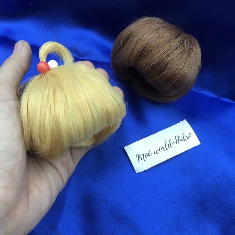 Wig Tóc giả dành cho búp bê BJD Size 1/6 mong ming meng handmade.