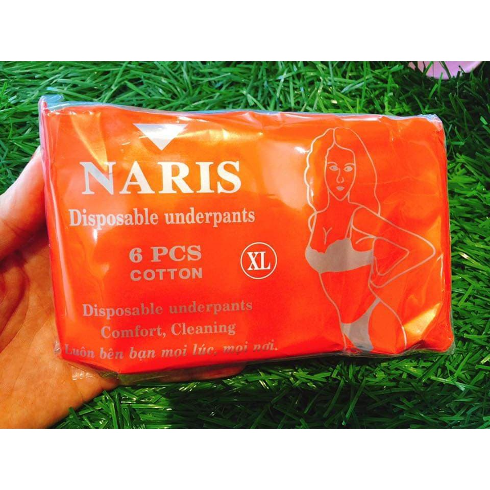 Quần lót giấy Naris vải cotton