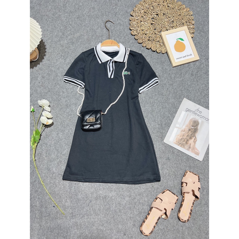 [ CHÀO HÈ RỰC RỠ GIÁ RẺ BẤT NGỜ ] Váy PoLo Dáng Dài, váy xuông cá sấu  chất mát đẹp đủ size từ38kg đến 55kg