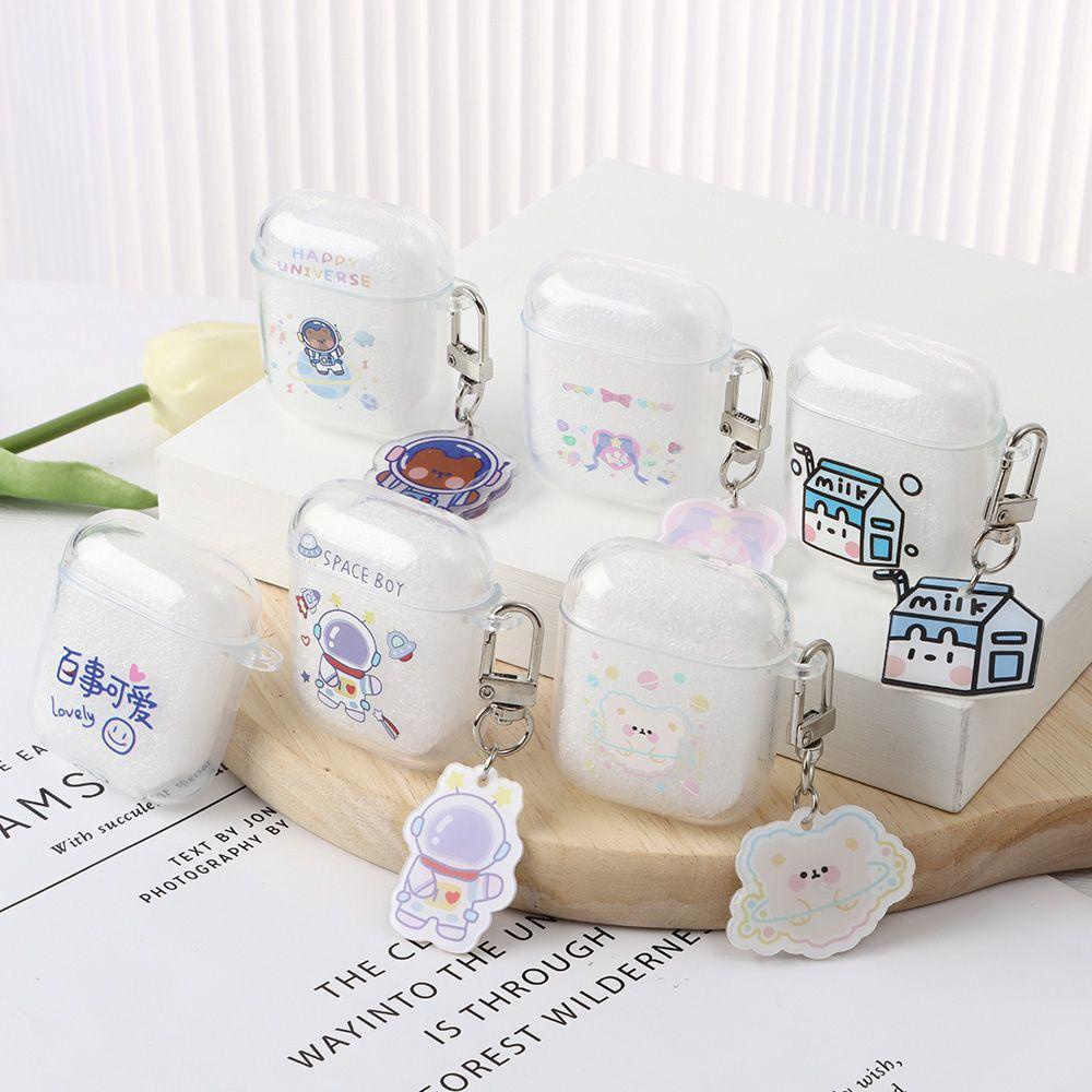 MYRONGVN Vỏ Bảo Vệ Hộp Sạc Tai Nghe AirPods 1 / 2 Bằng TPU Chống Rơi