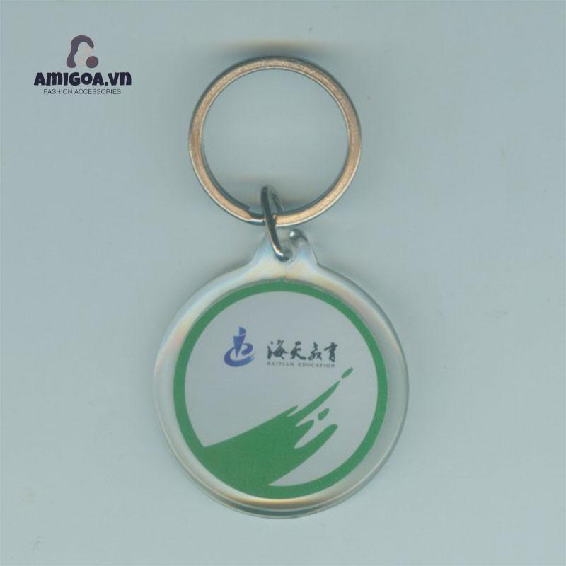 Móc Chìa Khóa Bằng Nhựa acrylic Họa Tiết Hoạt Hình Dễ Thương