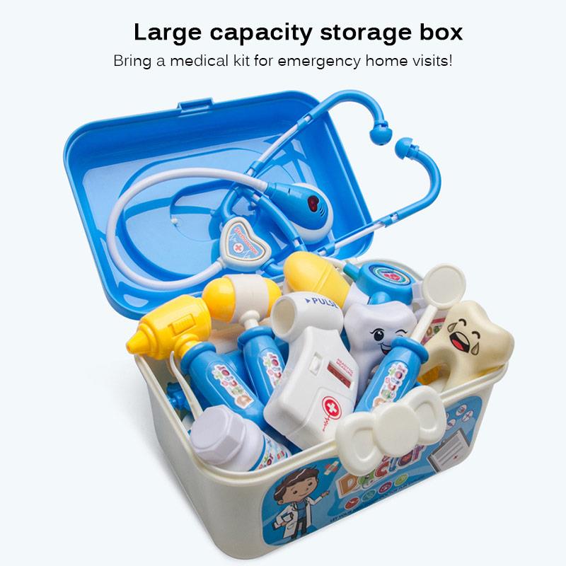 Bộ 38 món đồ chơi bác sĩ cho bé với hộp đựng