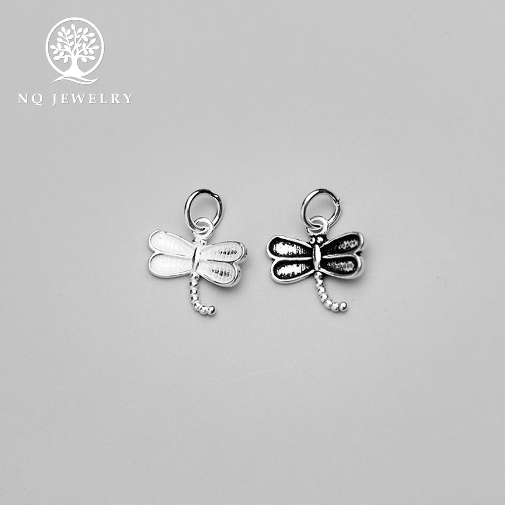 Charm bạc chuồn chuồn treo - NQ Jewelry