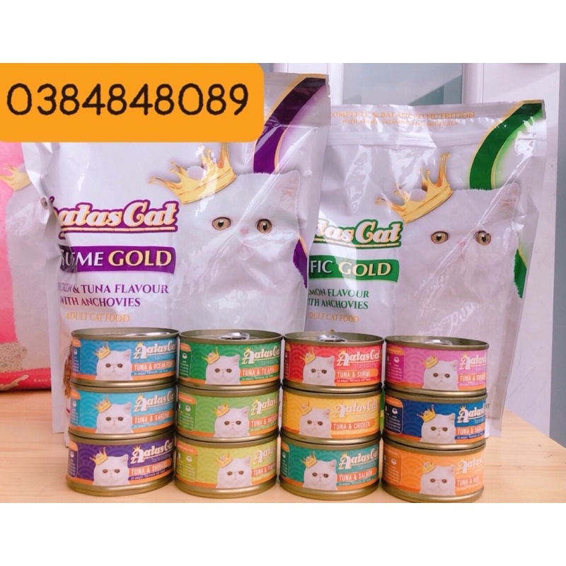Pate cá ngừ mix 12 vị Aatas cat