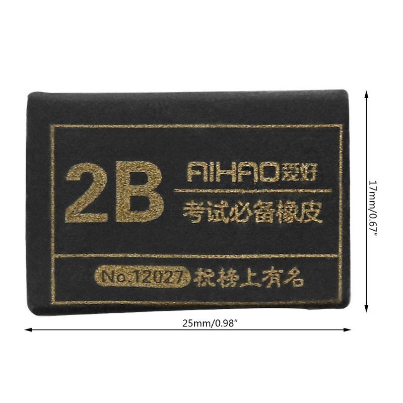 Cục tẩy bút chì bằng cao su màu đen