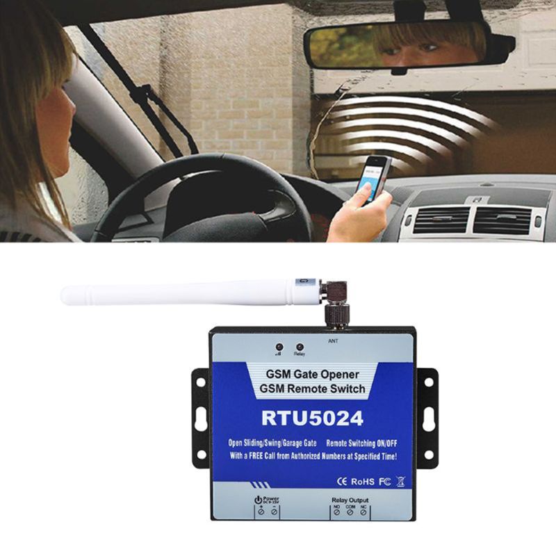 Công Tắc Điều Khiển Từ Xa SMS 2G GSM Gate Open RTU5024 Cho Điện Thoại Di Động