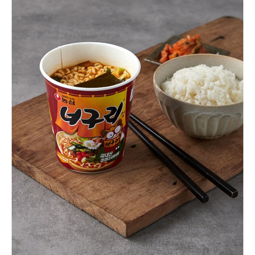 [NONGSHIM] MỲ GẤU TRÚC NEOGURI 62G - [농심] 너구리 컵 62G