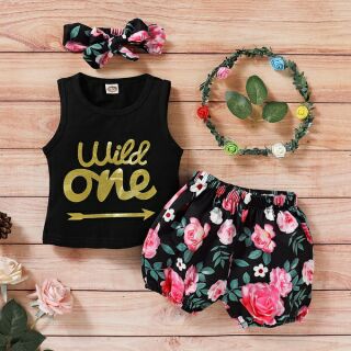 Set bộ kèm băng đô cho bé