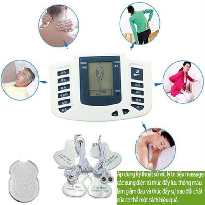 Máy massage châm cứu bấm huyệt xung điện đa năng