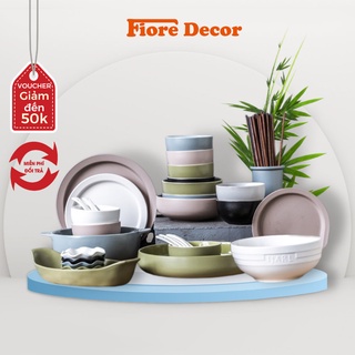 Bộ bát đĩa , set bát đĩa cao cấp ,món quà tặng tân gia fiore