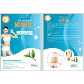 Giảm cân nhanh tại nhà Nishu Slim giúp đào thải mỡ thừa cấp tốc và giảm cân giữ dáng sau sinh an toàn hộp 20 viên