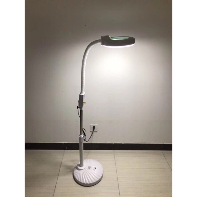 Đèn led soi da nặn mụn phun xăm dùng cho spa, nail, mi điều chỉnh ánh sáng 120 bóng chân nhẹ