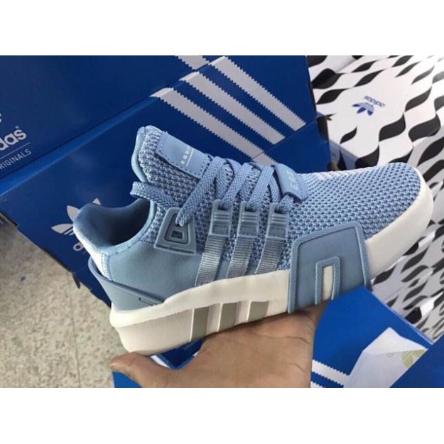 giày thể thao EQT BASKETBALL ADV XANH TRẮNG NỮ . Hàng như hình chất lượng tốt yu tin chất lượng Cao Cấp New Có Sẵn . * ཾ