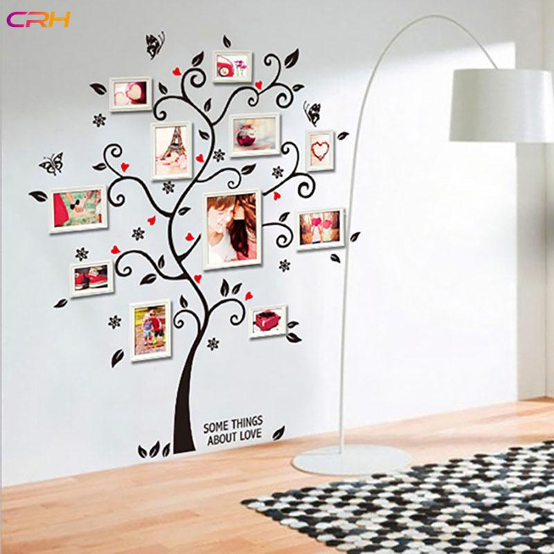 Decal dán tường cây ảnh gia đình