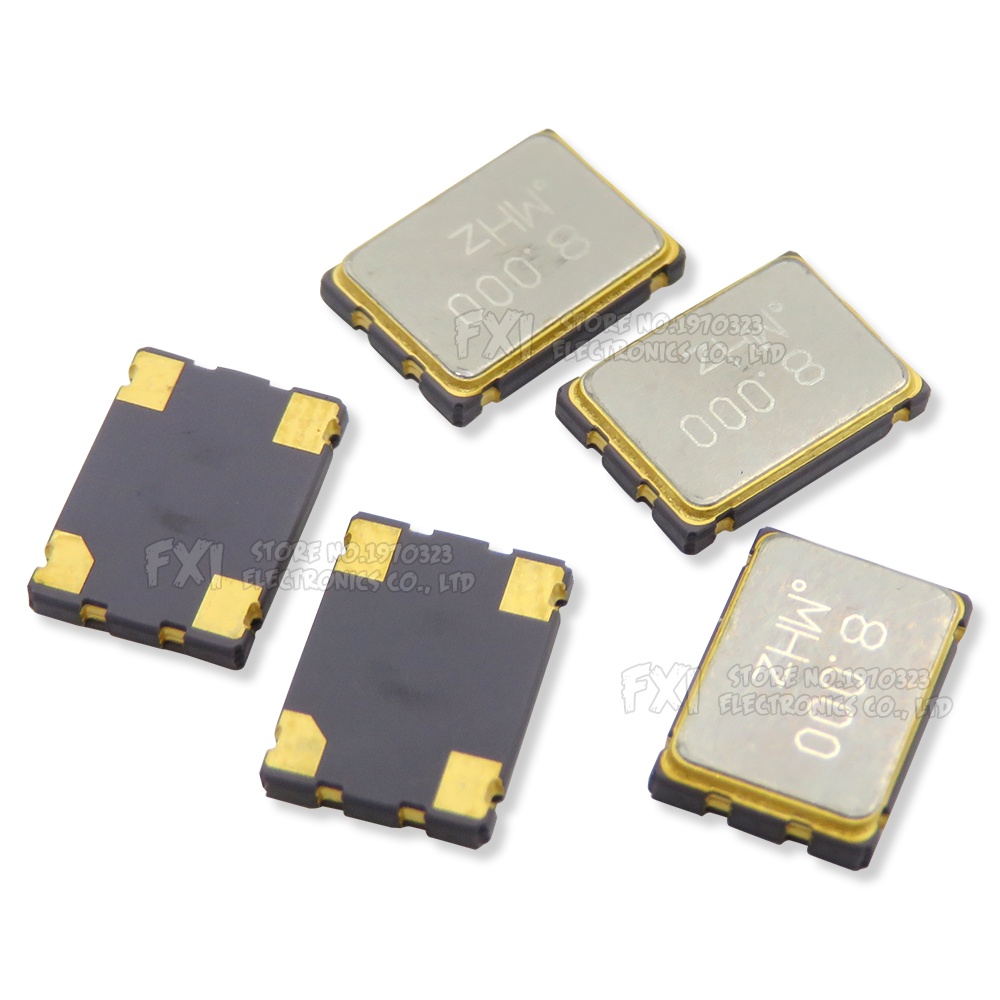 Bộ 10 Dao Động Tinh Thể Hoạt Tính SMD 5070 OSC 25MHZ 6M 10M 12M 16M 20M 24M 25M 33M 50M 7050 5 * 7