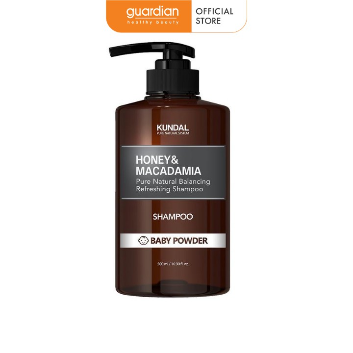 Dầu Gội Kundal Honey & Macadamia Hương Phấn Em Bé 500ml
