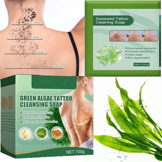 Xà phòng xóa hình xăm tảo lục, xà phòng xóa hình xăm vĩnh viễn, xà phòng tẩy hình xăm tảo lục tảo biển tự nhiên
