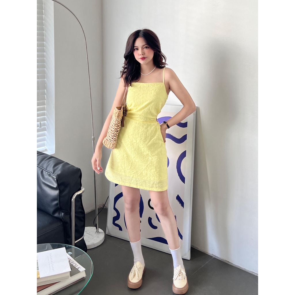 Wendy dress - Váy hai dây khoét eo