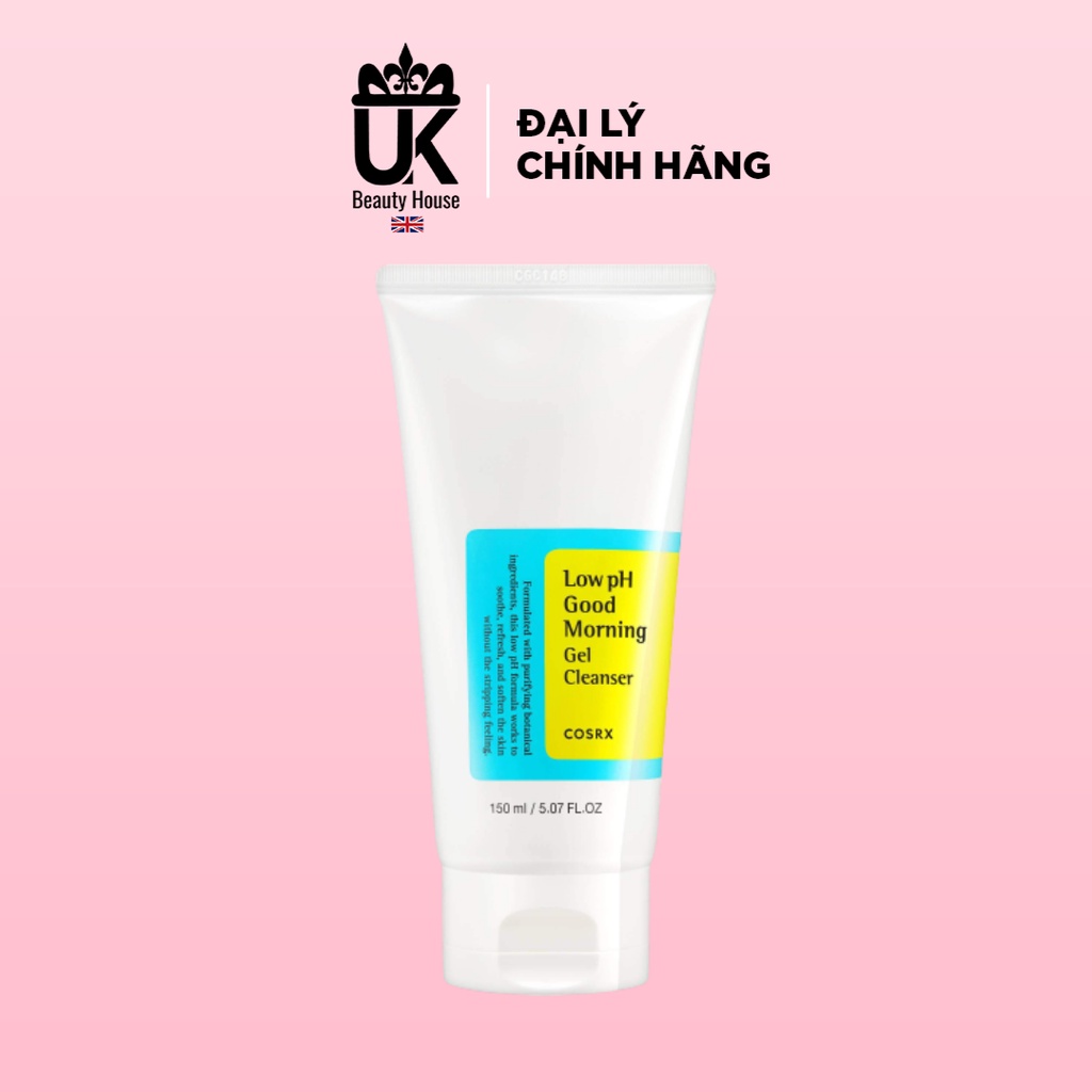 Sữa Rửa Mặt Tràm trà Cosrx Low PH Morning Gel Cleanser 150ml