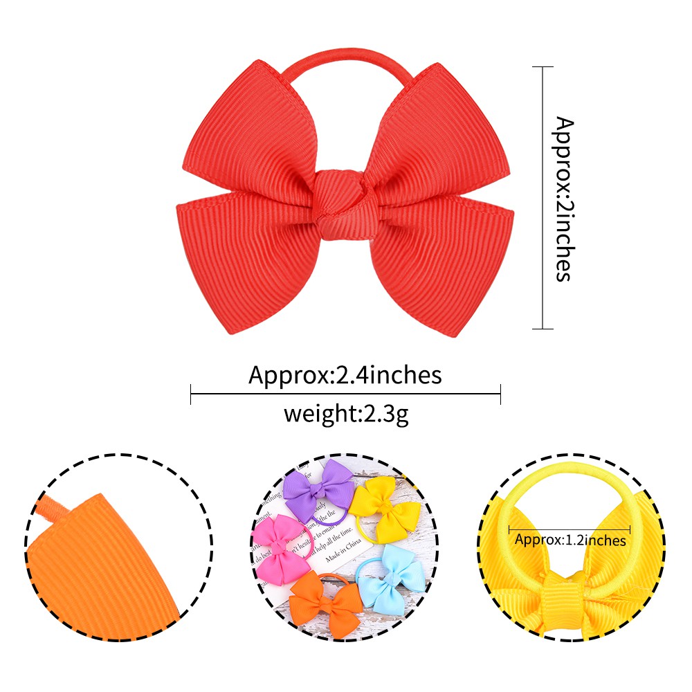 KIDSBOWS Băng Đô Nơ Màu Trơn Cho Bé