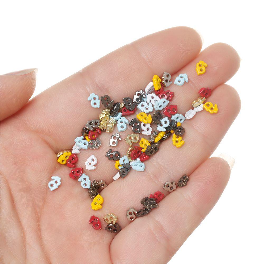 BEBETTERM Set 20 / 40 Nút Áo Hình Thỏ Đáng Yêu Cho Búp Bê
