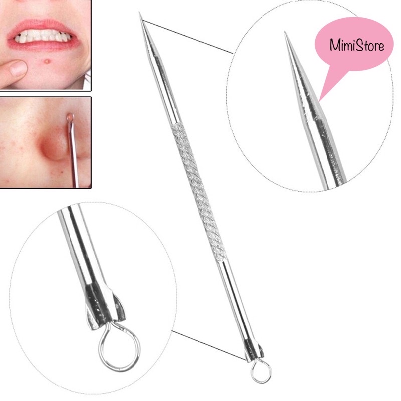 Que nặn mụn 2 đầu