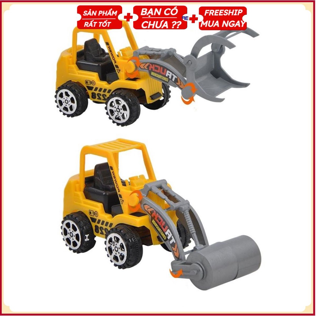 Bộ 2 Xe Công Trường Dream Toy Cho Bé US04668