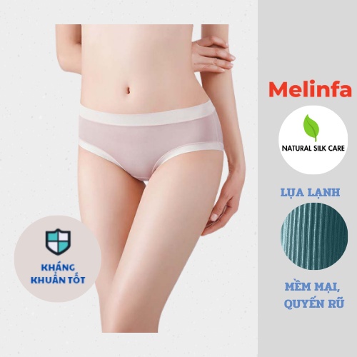 Quần lót nữ an toàn chất vải lụa lạnh siêu mỏng thoáng khí kháng khuẩn, co giãn 4 chiều mã VAQ0202