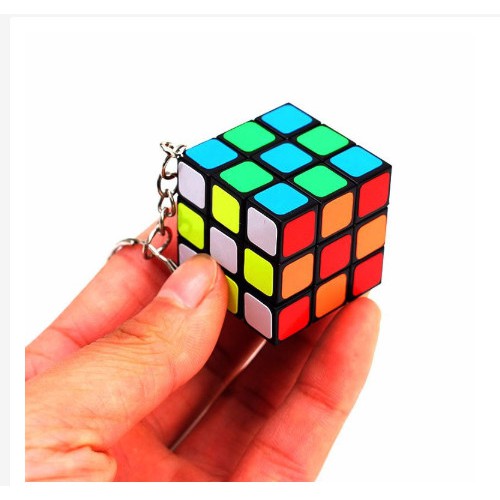 Móc Khóa Rubik 3x3 Xoay Được Khối Lập Phương Rubik GD 9010