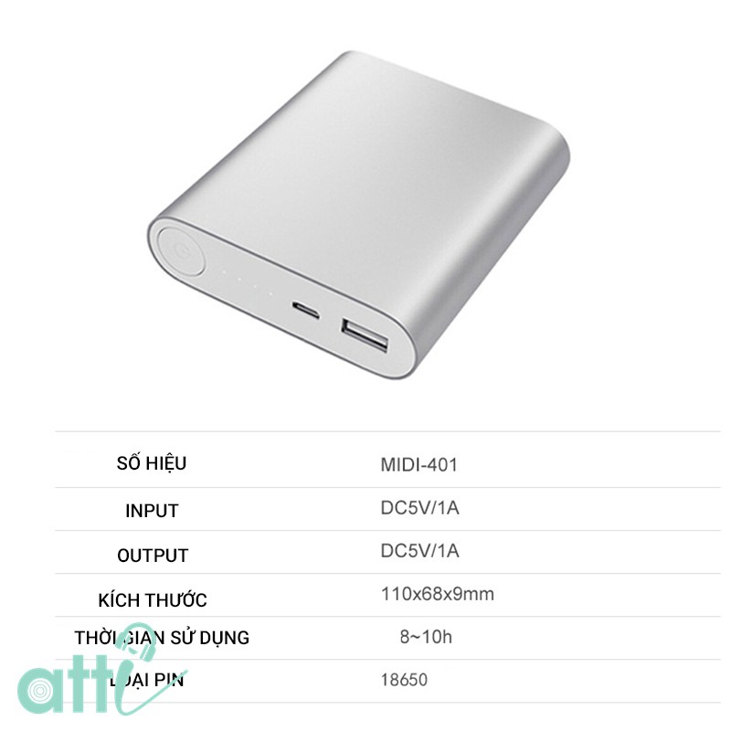 Pin dự phòng mini mẫu mới 2021  FREE SHIP  Sạc cầm tay dung lượng lớn 20000mah 18W tặng cáp sạc nhanh nhỏ gọn vỏ thép