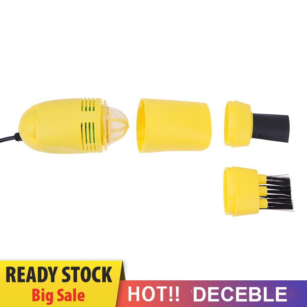 Máy hút bụi USB nhỏ gọn vệ sinh bàn phím màu sắc ngẫu nhiên tiện dụng cho máy tính laptop/để bàn