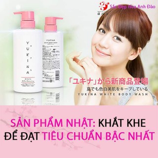 sữa tắm trắng da nữ yu kyna, chiết xuất tế bào gốc và sữa ong chúa giúp làm trắng da trong bảy ngày ( hàng nội địa nhật)