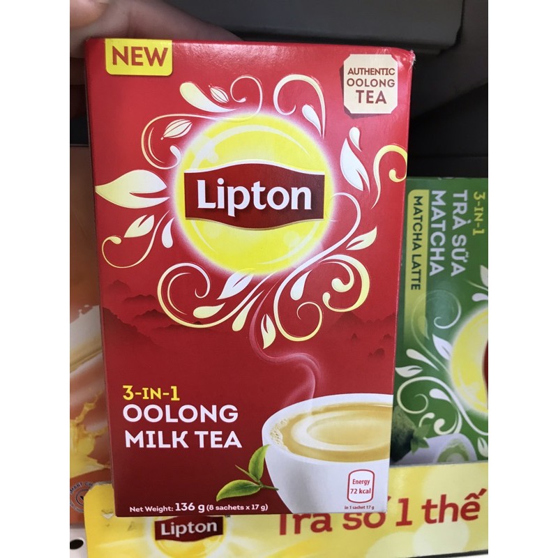 trà sữa lipton ô long 136g