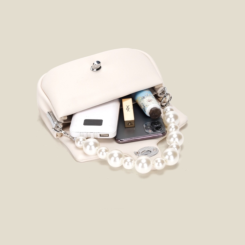 Túi Đeo Vai Thiết Kế Mới Có Khóa Ngọc Trai Cao Cấp Thời Trang