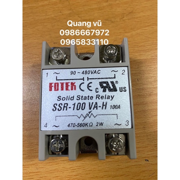 role bán dẫn ssr 100va lắp tủ điều khiển nồi phở