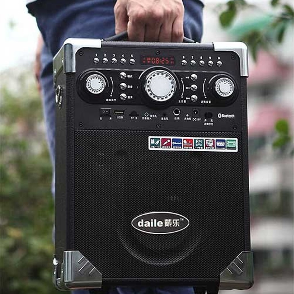 Loa Karaoke Di Động Daile S8 Giá Tốt - Tặng Kèm Mic Không Dây - Lỗi 1 Đổi 1, Bảo Hành 1 Tháng