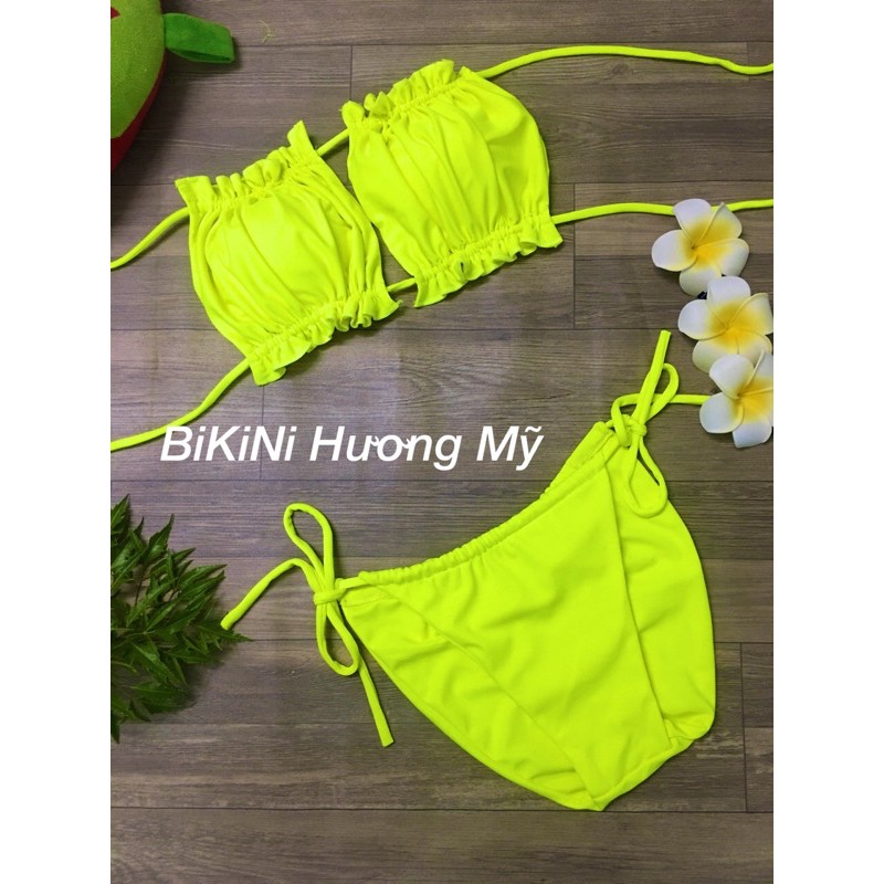 [Hàng Sẵn Hình Thật Full Màu ] Bikini 2 mảnh kiểu dáng vuông diện mùa hè