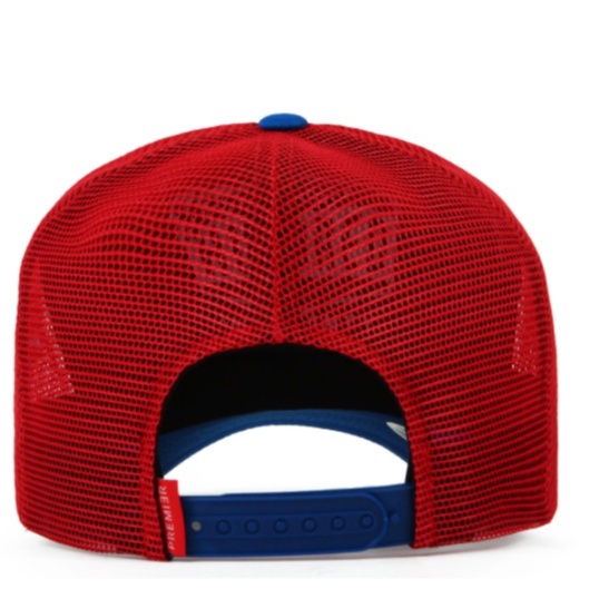 Mũ lưỡi trai nón kết BIG-Sponge two-tone Mesh plain baseball cap Blue/Red  B017 Mũ PREMI3R lưỡi trai phong cách hàn quốc