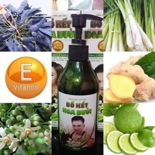 Dầu gội hoa bưởi- bồ kết. chữa nấm- mọc tóc