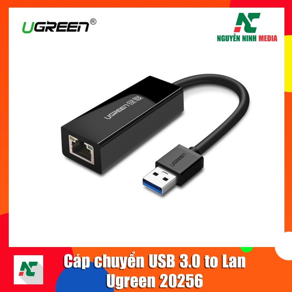 Dây Cáp Chuyển Đổi USB 3.0 Sang LAN Ugreen 20256